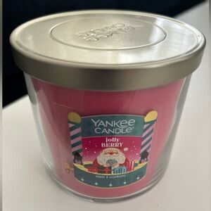 Brand New Yankee Candle Jolly Berry 3-Wick Candle